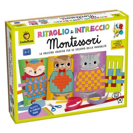 Ludattica Ritaglio e intreccio Montessori