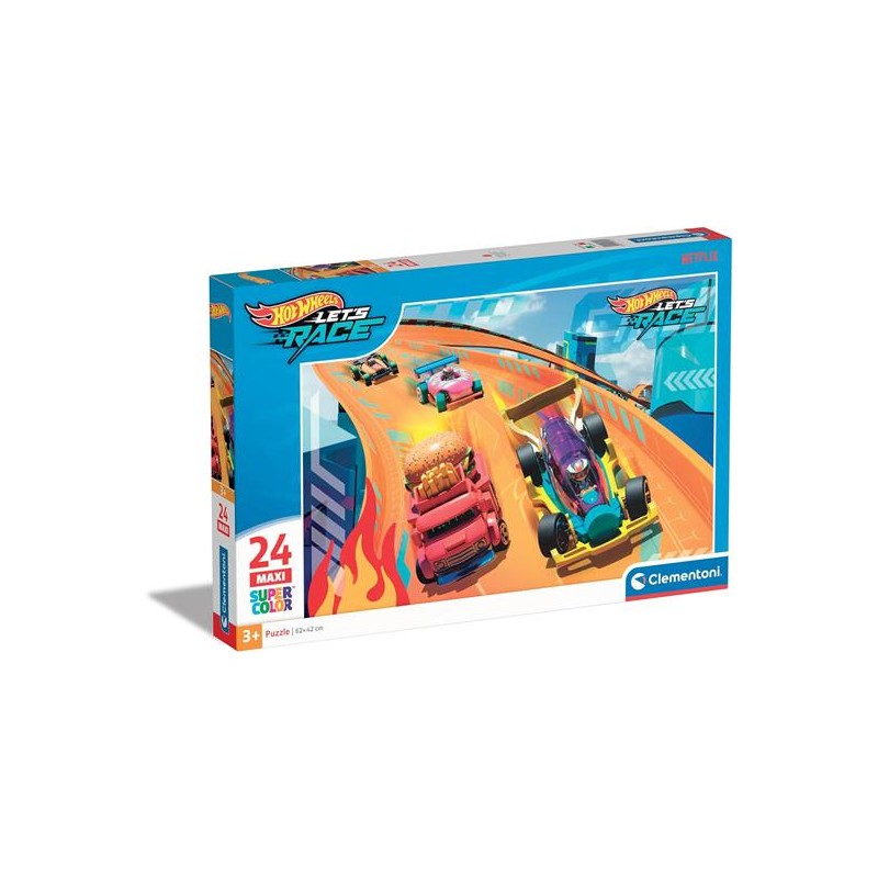 Clementoni Puzzle 24 Maxi Hotwheels