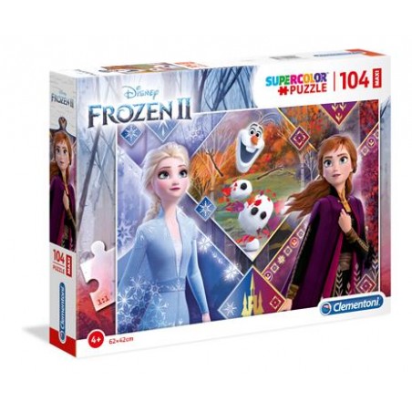 Disney Frozen 2 104 maxi pezzi Supercolor Puzzle