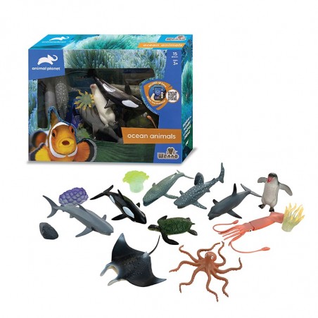 Wenno Ocean Animal Toy - 15 Pcs