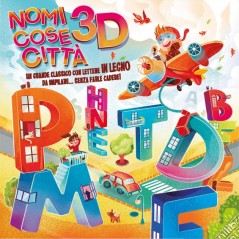 Clementoni Ricreativi Board Games Nomi Cose Citta 3D