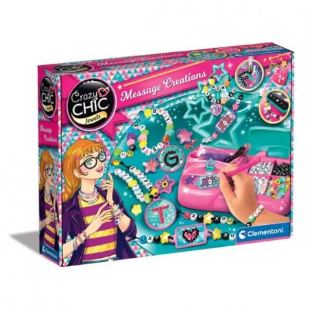 CLEMENTONI CRAZY CHIC, GIOIELLI CON MESSAGGI, ANNI 7+