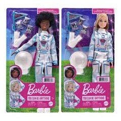 barbie nello spazio astronauta capelli neri