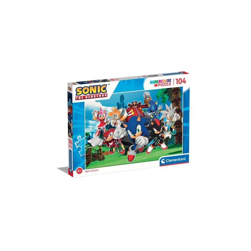 Puzzle Sonic - 104 pezzi Clementoni