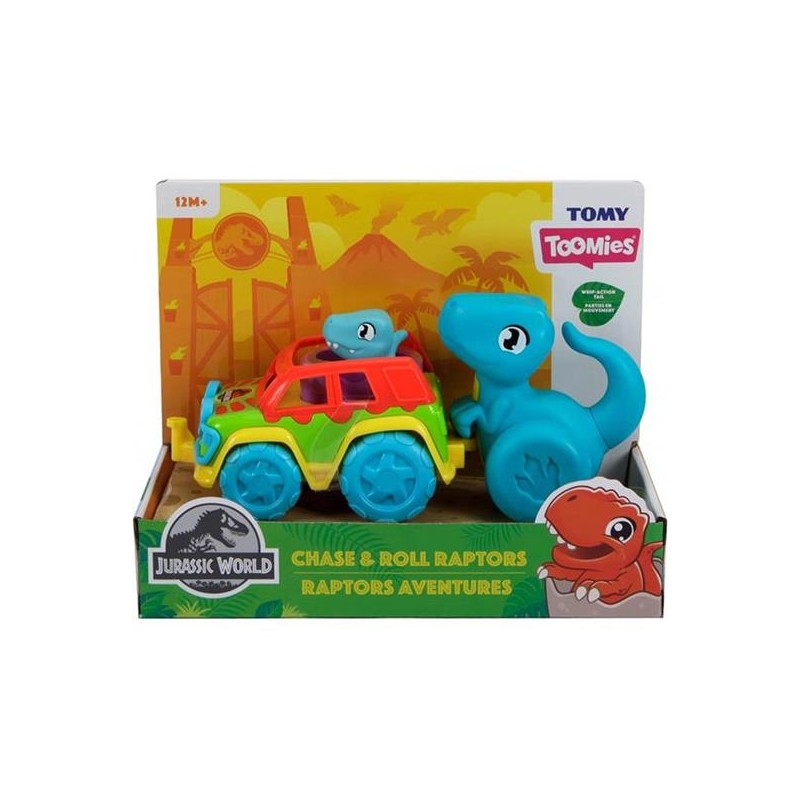 Toomies Jurassic World - Chase e Rollraptors