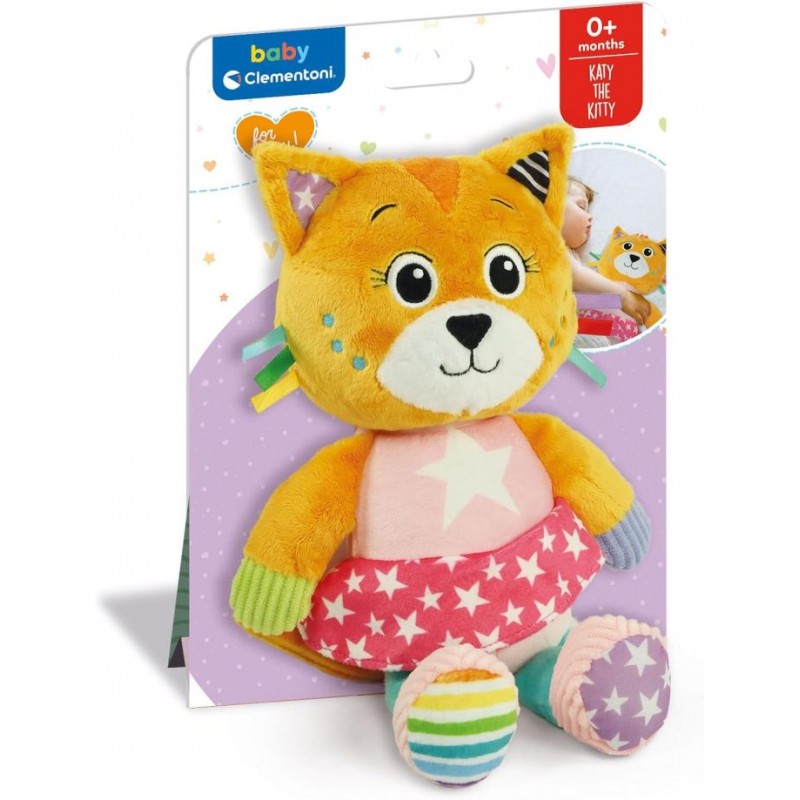 Hello Baby for You Gatto Katy The Kitty Peluche, Gioco Prima Infanzia