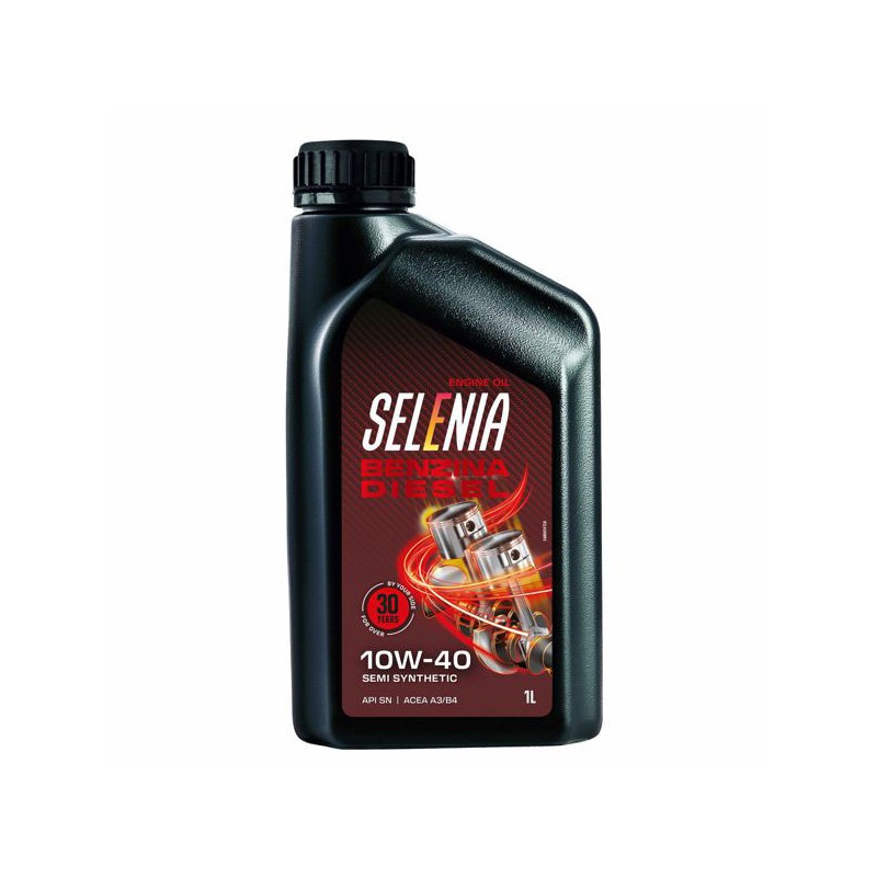 OLIO MOTORI BENZINA/DIESEL SINT 10W-40 l 4 SELENIA