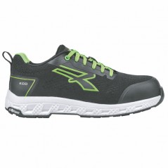 SCARPE ATON NERO/VERDE BASSE 43         S1P UPOWER