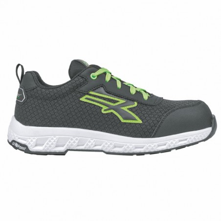 SCARPE MITCH NERO/VERDE BASSE 41         S3 UPOWER