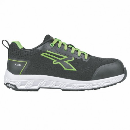 SCARPE ATON NERO/VERDE BASSE 38         S1P UPOWER