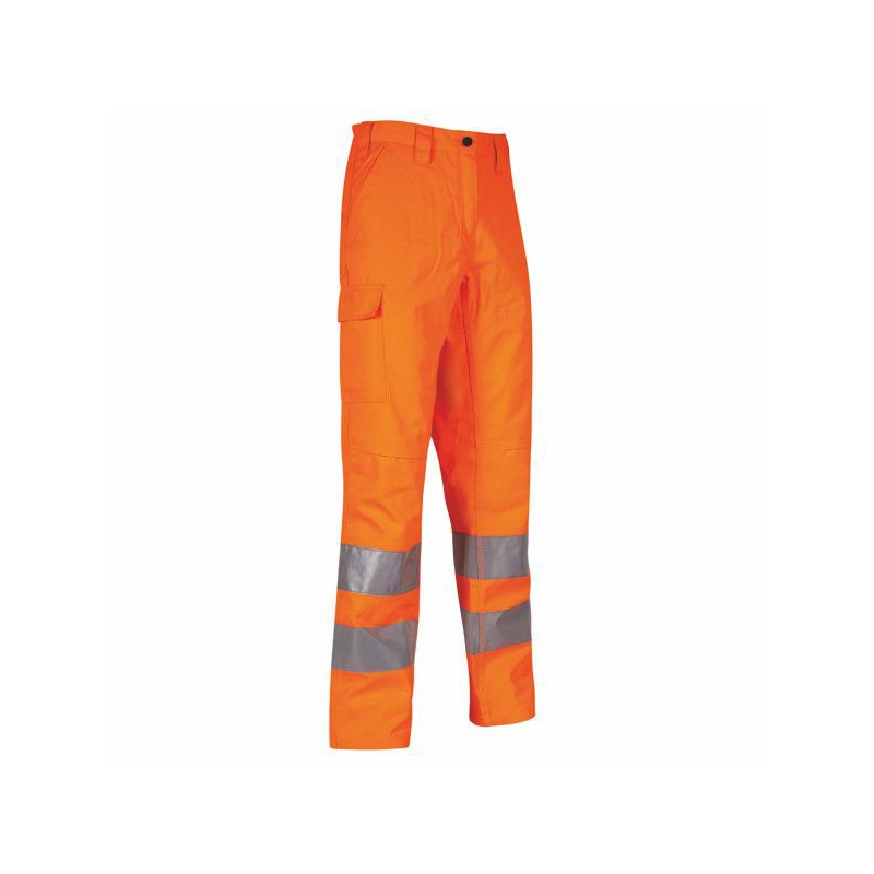 PANTALONE ALTA VISIB. ARANCIO M      SIRIUS UPOWER