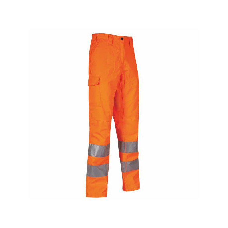 PANTALONE ALTA VISIB. ARANCIO M        VEGA UPOWER