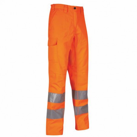 PANTALONE ALTA VISIB. ARANCIO M        VEGA UPOWER