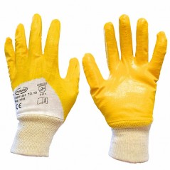 GUANTI NITRILE GIALLI POLSINO 10       EXCEL 01267