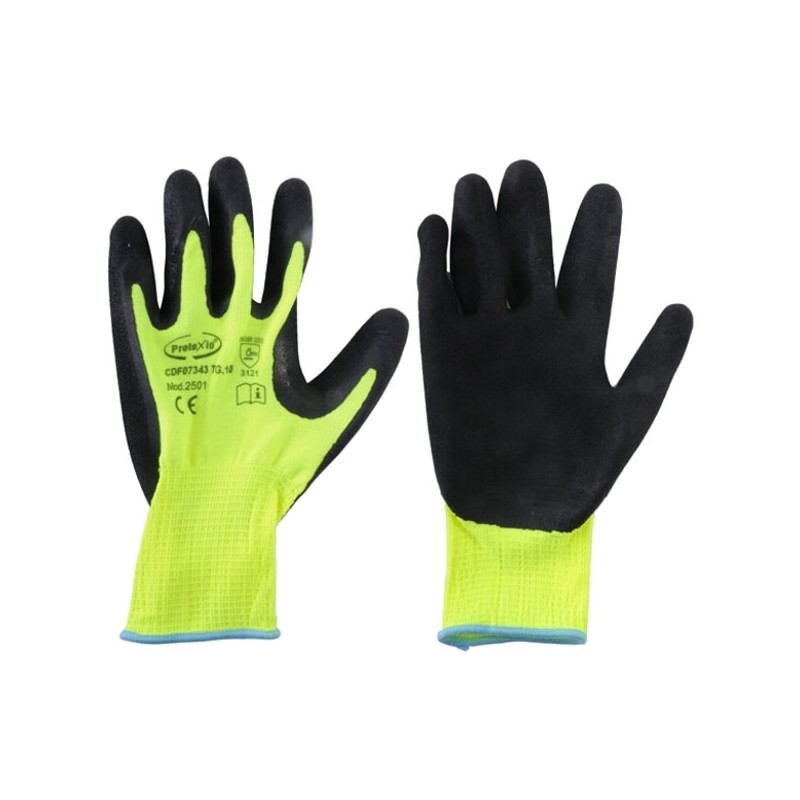 GUANTI LATTICE HV LIGHT GIALLI 10      EXCEL 07343
