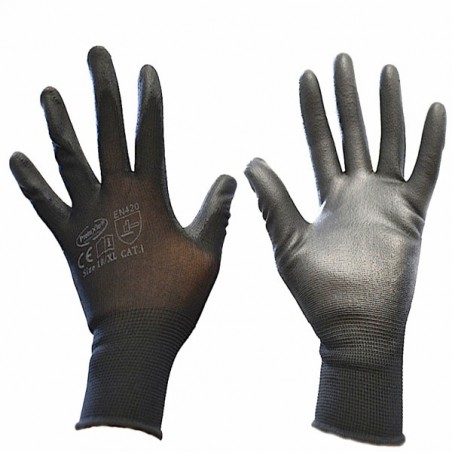 GUANTI POLIURETANO NERI  9             EXCEL 05791
