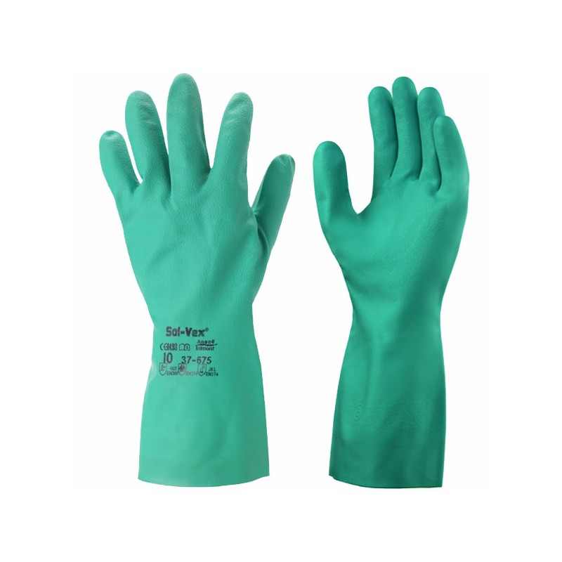 GUANTI NITRILE SOLVEX PLUS 9 ANSELL GUANTI NITRILE SOLVEX PLUS 9 ANSELL