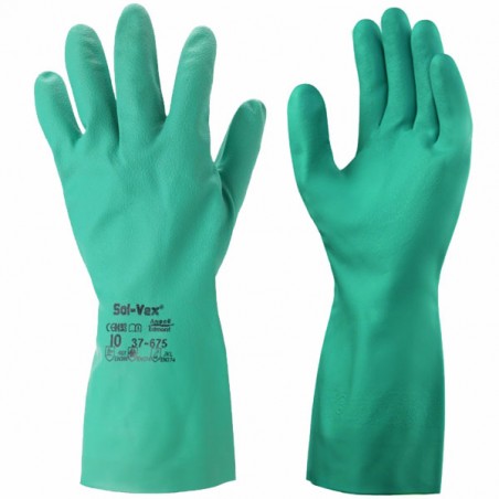 GUANTI NITRILE SOLVEX PLUS 9 ANSELL