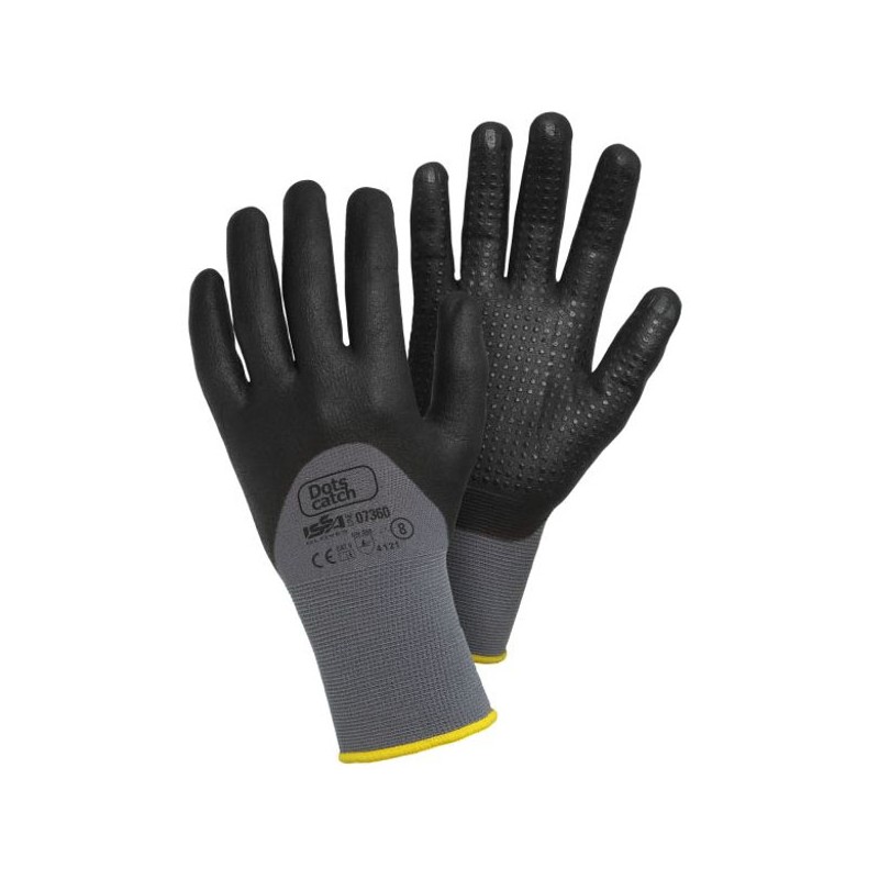 GUANTI NITRILE DOTS NERI 10 ISSA GUANTI NITRILE DOTS NERI 10 ISSA