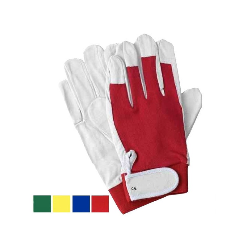 GUANTI MICROFIBRA/COTONE ROSSO  10            ISSA