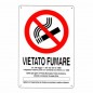 CARTELLO VIETATO FUMARE DL 20x 30 PLASTICA CARTELLO VIETATO FUMARE DL 20x 30 PLASTICA