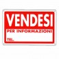 CARTELLO VENDESI 30x 20 PLASTICA CARTELLO VENDESI 30x 20 PLASTICA