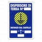 CARTELLO DISPERSORE DI TERRA      20x 30 PLASTICA
