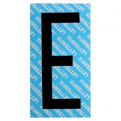 LETTERA ADESIVA NERA SERIE T80 E LETTERFIX