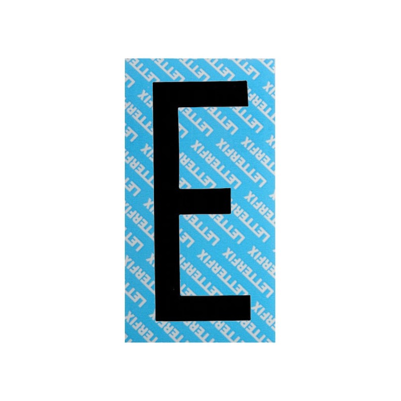 LETTERA ADESIVA NERA SERIE T80 E         LETTERFIX