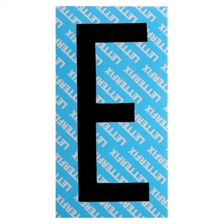 LETTERA ADESIVA NERA SERIE T80 E LETTERFIX