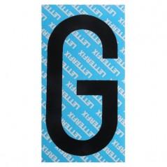LETTERA ADESIVA NERA SERIE T80 G LETTERFIX