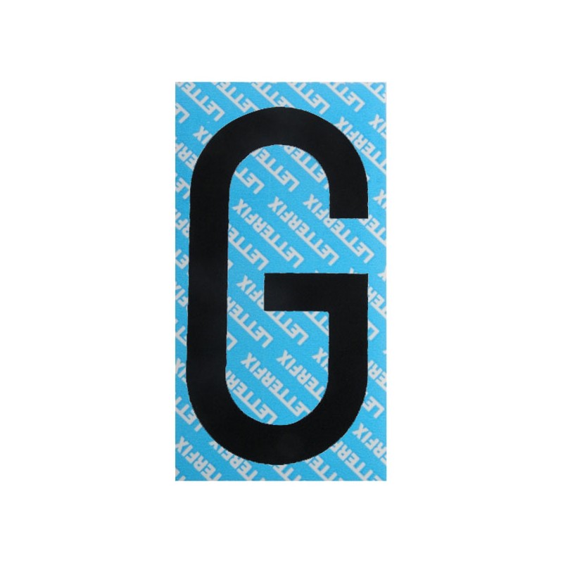LETTERA ADESIVA NERA SERIE T80 G         LETTERFIX