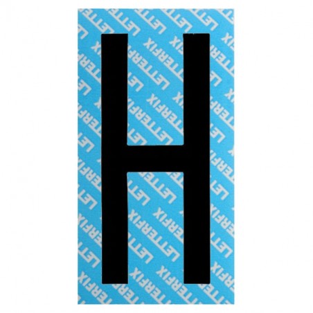 LETTERA ADESIVA NERA SERIE T80 H LETTERFIX