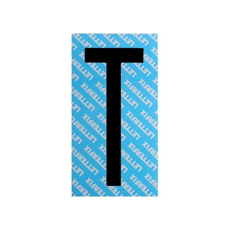 LETTERA ADESIVA NERA SERIE T80 T LETTERFIX LETTERA ADESIVA NERA SERIE T80 T LETTERFIX