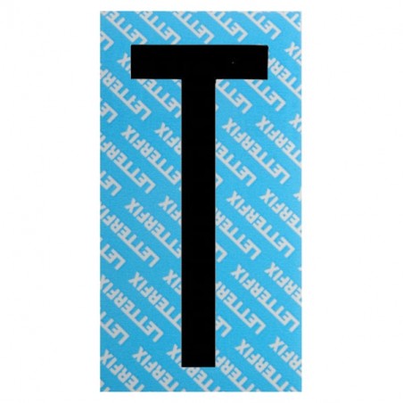 LETTERA ADESIVA NERA SERIE T80 T LETTERFIX