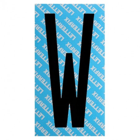 LETTERA ADESIVA NERO SERIE T80 W LETTERFIX