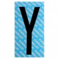 LETTERA ADESIVA NERO SERIE T80 Y         LETTERFIX