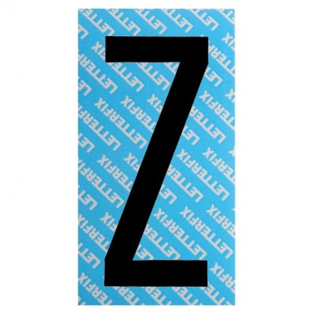 LETTERA ADESIVO NERO SERIE T80 Z         LETTERFIX