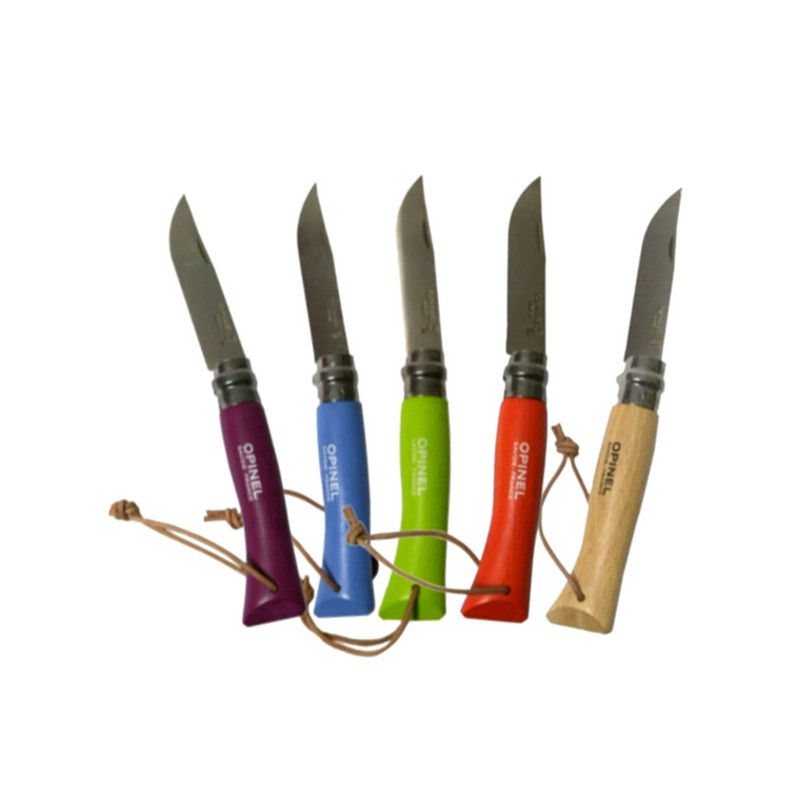 COLTELLO VIROBLOC INOX N. 8 GITA FAGGIO OPINEL COLTELLO VIROBLOC INOX N. 8 GITA FAGGIO OPINEL