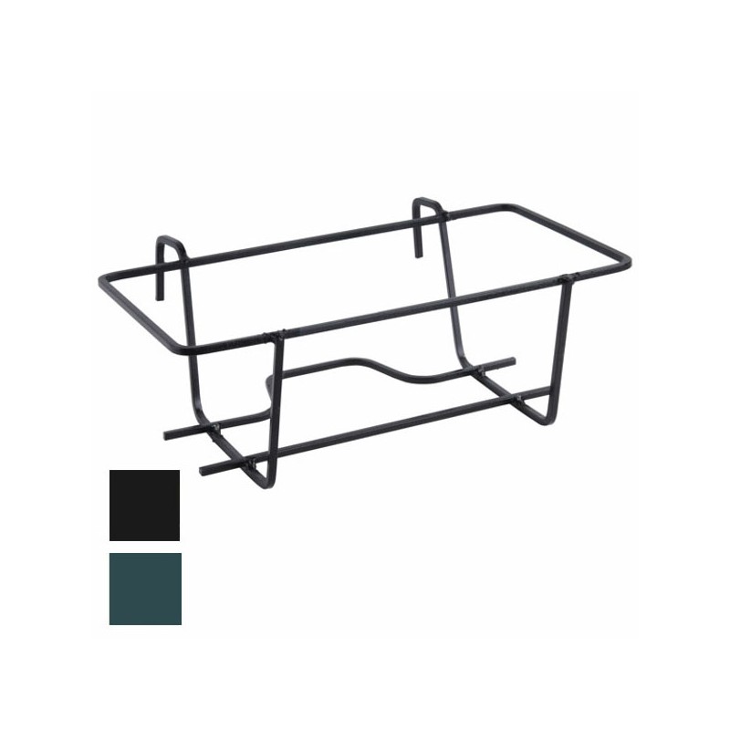 PORTAVASO BALCONE FISSO RETT. VERDE    cm 40 MILLE