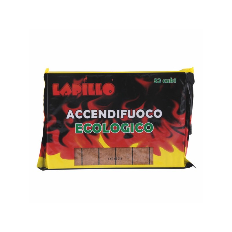 ACCENDITORE CUBETTI ECOLOGICO Pz 32 LAPILLO 05624 ACCENDITORE CUBETTI ECOLOGICO Pz 32 LAPILLO 05624