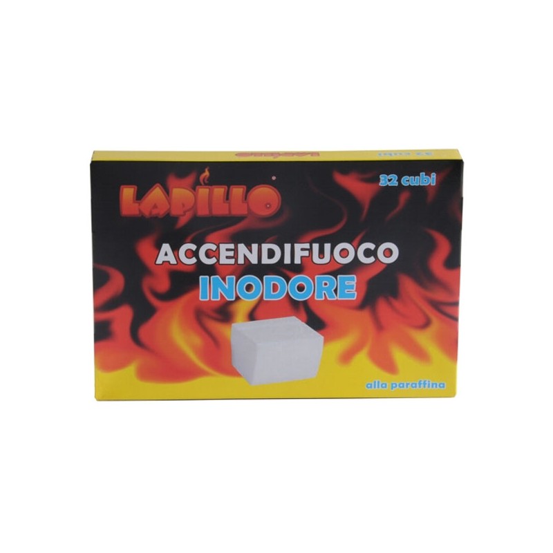 ACCENDITORE CUBETTI PARAFFINA Pz 32 LAPILLO 07549 ACCENDITORE CUBETTI PARAFFINA Pz 32 LAPILLO 07549