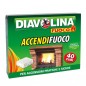 ACCENDITORE CUBETTI FUOCO Pz 40 DIAVOLINA ACCENDITORE CUBETTI FUOCO Pz 40 DIAVOLINA