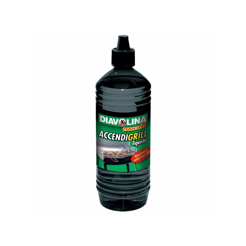 ACCENDITORE LIQUIDO ACCENDIGRILL  l 1,00 DIAVOLINA