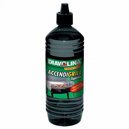 ACCENDITORE LIQUIDO ACCENDIGRILL  l 1,00 DIAVOLINA