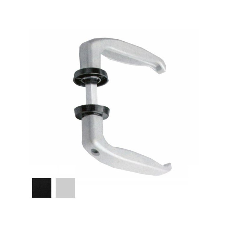 MANIGLIA CANCELLI VITE NERA 40x50 210 FC MANIGLIA CANCELLI VITE NERA 40x50 210 FC