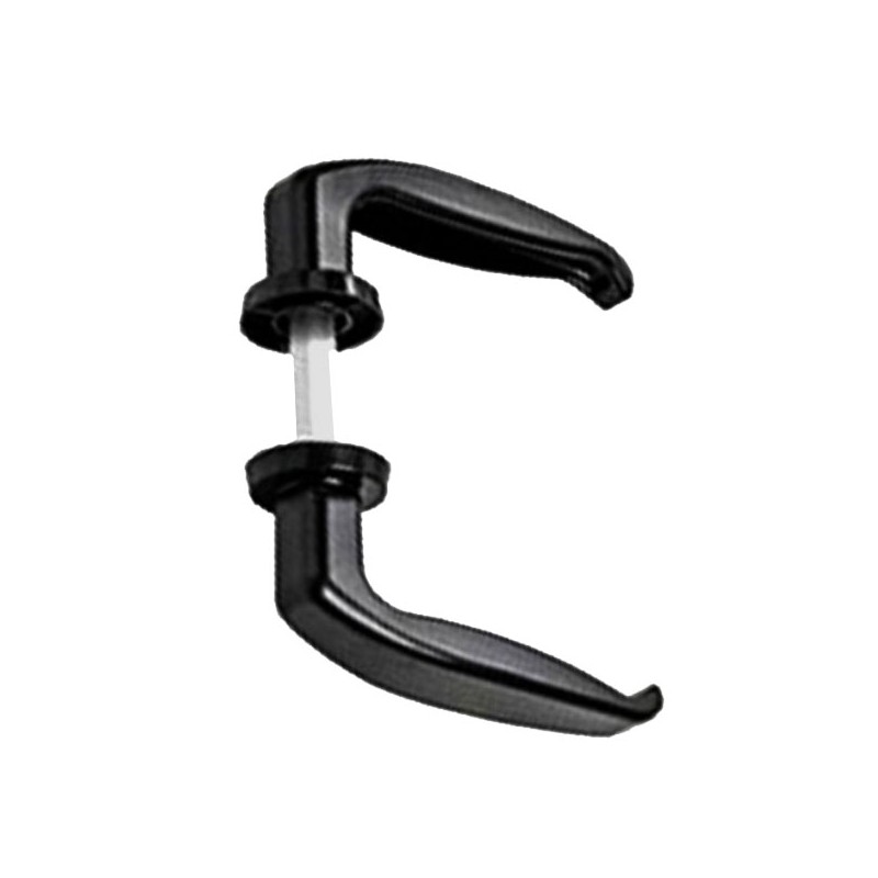 MANIGLIA CANCELLI GRANO NERA 25x80 211 FC MANIGLIA CANCELLI GRANO NERA 25x80 211 FC