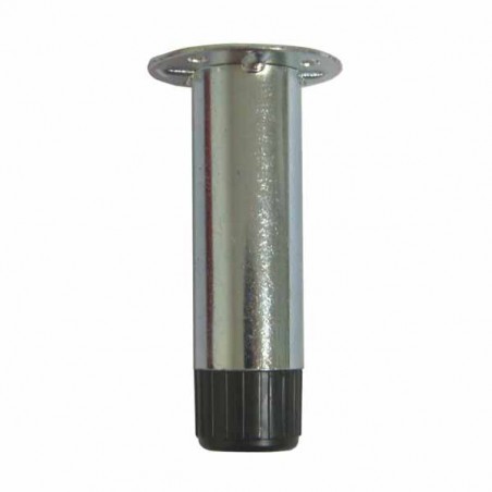 PIEDINO MOBILI METALLO REG.TONDO mm 28x120