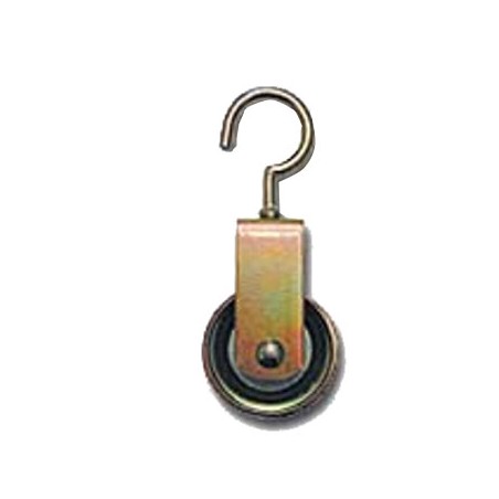 CARRUCOLA RUOTA OTTONATA mm 50