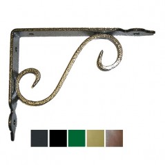 MENSOLA FERRO BATTUTO 140x110 NERO